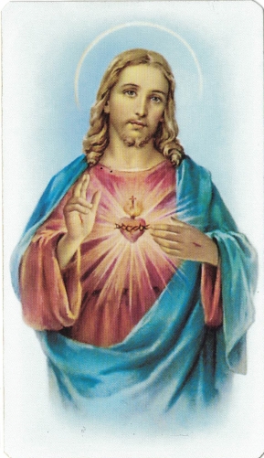 Image du Sacré Coeur de Jésus - style sulpicien